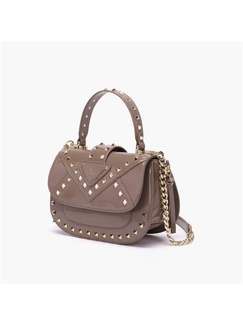 borsa a mano thunder taupe La carrie | 132M-GL-205-TBS\TAUTAUPE